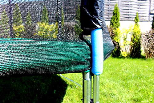 Best For Sports Trampolin mit TÜV Intertek und GS Zertifikat 4 Größen zur Auswahl cm mit Sicherheitsnetz, Leiter, REGENABDECKUNG mit ANKER KIT , BIS 180 KG! - 6