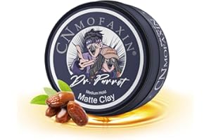 CNMOFAXIN Medium Hold Matte Clay 100g, Long Lasting Hair Wax for Men & Women, Natural Matte Finish Styling Clay with Nourishing Oils, Easy to Wash Off, For Textured Looks & Daily Use