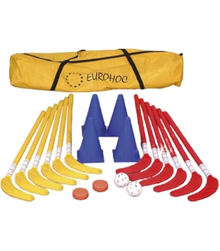 Mazza Da Hockey Su Ghiaccio Per Bambini - Legno Multistrato, Boston Dritto, Blu, 90 Cm - Foto 9