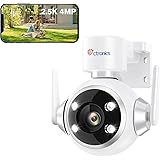 ctronics 2.5K 4MP Telecamera Wi-Fi Esterno 2,4Ghz/5Ghz, PTZ Videocamera Sorveglianza Esterno Wifi con 355°Pan /90°Tilt, Visio