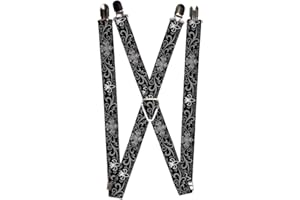 Buckle-Down Unisex's Suspender Lis, Fleur De Lips, One Size