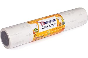 PREVUE PET PRODUCTS Prevue Hendryx Pet Products T3 Antimicrobial Cage Liner, 21-1/2-Inch by 100-Feet, White