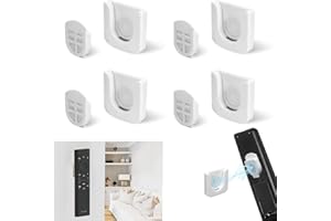 SUNWUUN 4pcs Improved Strong Magnetic Remote Control Holder,Wall Mounted Remote Control Holder,Remote Control Organizer,Remote Control Storage for School Homes