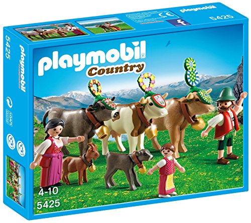 Playmobil Vida en la Montaña - Pastores alpinos con Animales (5425)