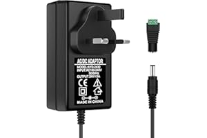 inShareplus 24V 3A 72W LED Power Supply, 100-240V AC to 24V 3Amp DC Power Adapter, Low Voltage Transformer for LED Strip Light