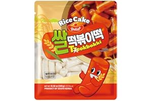 WANAHONG Delief Korean Tteokbokki Rice Cake 300g Halal | Korean Street Food Snacks | Product of South Korea (pack of 1)