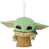 Hallmark Grogu Funko Pop Hanging Christmas Ornament, Star Wars: The Mandalorian, Resin Tree Decoration