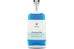 ‎CRAFT CIRCUS BIRDS Ocean Gin Blauer Gin Mit Blaubeere & Zitrusnoten Deutscher Handmade Gin Jede Flasche Sammelt Meeresplastik (1 x 0,5l)