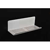 DELTAHOME Paslanmaz &Ccedil;elik 28cm Banyo Rafı Duş Rafı - YAPIŞKANLI MONTAJ - ANINDA KOLAY MONTAJ - INOX