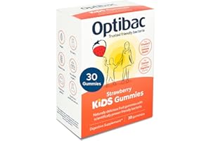 Optibac Probiotics Fruchtgummi für Kinder – Vitamin D & Kalzium zur Unterstützung des Immunsystems & Darmgesundheit mit 2 Milliarden Bakterienkulturen