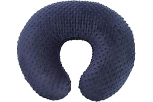 iEvolve Nursing Pillow Cover Breast feeding Pillow Support Positioner lounger cover for Baby Boy Girl, Cover Only(Navyblue)