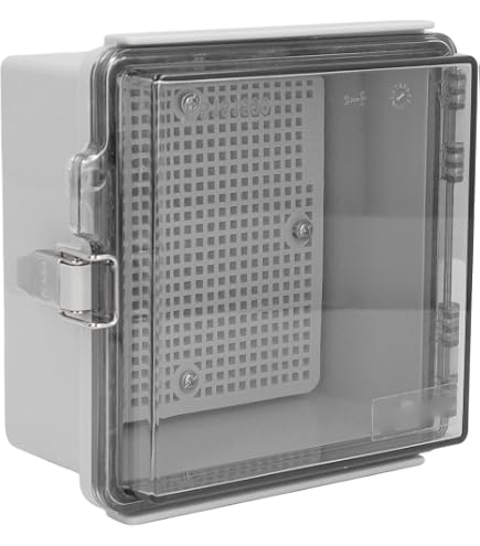 QILIPSU Outdoor Elektrogehäuse – IP66 Wasserdicht, PC/ABS, Transparente Tür, UL94-V0 – Für Router, Solaranlagen