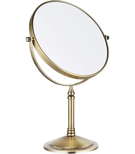 Make-Up Spiegel - Hoogte verstelbaar - Zwart - 1-10x Vergroting - PRE