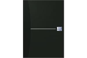 Oxford Notizbuch Smart Black - gebunden, DIN A4, kariert