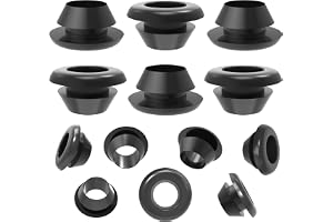 Förpackning med 15 gummikablar kabelgenomföringar vattentäta gummikabel öljetter för kabelpassage öljetter gummipluggar ID 30 mm installationsdiameter 32 mm för tråd- och kabelskydd