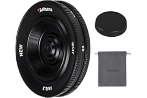 7ARTISANS 7artisan 18mm F6.3 Ultra-thin APS-C Prime Lens Fit for Fujifilm XF Compact Mirrorless Cameras for Fuji Xh2s XT4 XT3 XE4 Xs10 X-A10 X-A7 X-M2 X-T10 X-T2 X-T20 X-Pro1 X-Pro2 X- E1 X-E2