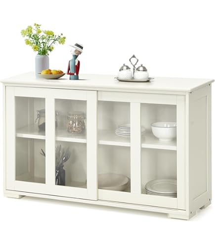 Wit - Schuifdeur - Glas - Transparant - 1 deur - Kasten kopen Wit - Schuifdeur - Glas - Transparant - 1 deur - Kasten kopen