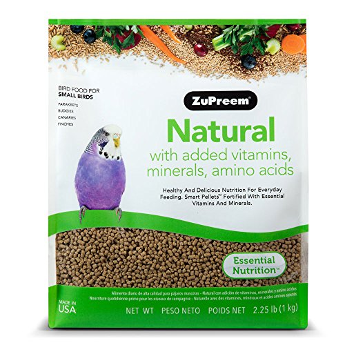 Zupreem Natural con añadido Vitaminas, Minerales, aminoácidos pequeño pájaro Alimentos, 2,25 LB (1 kg)