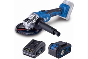 Scheppach Akku Winkelschleifer C-AG125-X | Schleifscheiben-Ø 125mm | Drehzahl 2500‒10000 min-1 in 6 Stufen | Softstart & Überlastschutz | 20V-IXES-Serie | 10 Jahre Garantie | mit 4Ah Akku & Ladegerät