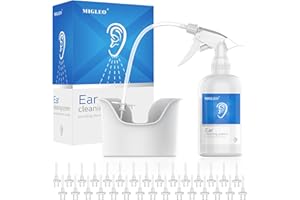 ‎BVN Ohrenschmalz Entfernungs kit, BVN Ohrenschmalz Entferner,Sicherer,Effektiver Ohrenreiniger für Erwachsene Kinder Baby,Sicher Ohrendusche Ohrenspülung,Werkzeug für Ohrenschmalz Reiniger Entfernungsset