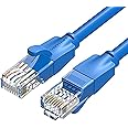 Vention Cat.6 UTP Patch Cable IBE series copper-clad Aluminum 1000Mpbs 250MHz Aluminum Foil PVC Jacket (1 M, Cat.6 UTP, Blue)