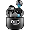 Drsaec Cuffie Bluetooth, Auricolari Bluetooth 5.3 con Mic Stereo, Cuffie Wireless In Ear Mini Cuffie Senza Fili IP7 Impermeab