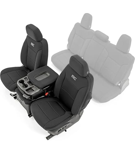 Plasticolor Coprisedili Auto Deluxe Chevrolet - Set 3 Pezzi Universale Con Logo Ricamato E Cuciture A Contrasto, Nero