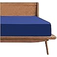 Trance Cotton Feel Terry Ultra Soft Waterproof Mattress Protector Queen Size Double Bed | Breathable - Hypoallergenic Bed Cover Queen Size (78x60 inch | 6.5x5 feet, Classic Blue - Pack of 1)