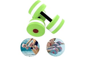LSEEKA Wasser-Hanteln mit Schlaufengriff | Aquafitness-Hanteln mit optimalem Auftrieb und Wasserwiderstand,Eva Hautfreundlicher Schaumstoff Hanteln für Schwimmbad Spiel,Aerobic-Training,Poolübungen