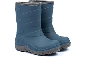 Mikk-line Thermostiefel | Winterstiefel Thermo Gummistiefel | Gefüttert | Wasserdicht | Warm Und Isolierend | Winddicht | Thermostiefel aus Naturgummi | Ultra Warm | Schneestiefel