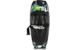 SereneLife Kneeboard Wassersport – Wakeboard mit Schlaufe, Surfbrett - mit Verstellbarem Gurt, Sommeraktivitäten für Sportbegeisterte, Sommer Wassersport- Ideal für Anfänger Kinder & Familien