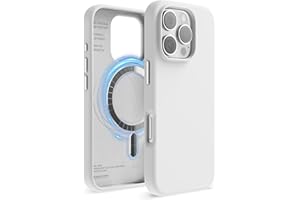 ‎ELAGO elago Magnetyczne silikonowe etui kompatybilne z iPhone 16 Pro 6.3 Inch, kompatybilne ze wszystkimi akcesoriami MagSafe, wbudowane magnesy, miękki silikon, odporne na wstrząsy
