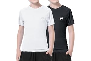 MEETWEE Boy Long/Short Sleeve Rash Vest Guard Kids Swimming Top UV Sun Protection UPF 50+ Quick Drying