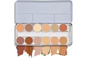 Kryolan 75004 Dermacolor Camouflage Creme Palette 12 Colors, 4 Color Options: A, B, C, Caribbean (C) by Kryola