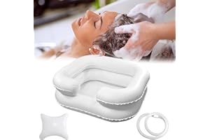 liupmeg Haarwaschbecken für Bettlägerige,Shampoo Becken mit 1M Ablaufschlauch Haarwaschbecken,Haare Waschen Für Bettlägerige,für Bettlägerige Schwangere Verletzte Behinderte Postoperative Patientin