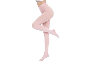 CozyWow Medias sem opacas en color liso para mujer 80D