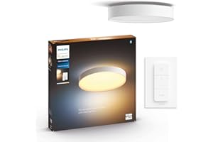 ‎PHILIPS HUE Philips Hue White ambiance Lampa sufitowa Enrave XL 1x49W (biała), wiele odcieni bieli, możliwość przyciemniania, inteligentne oświetlenie