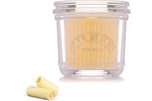 Kilner Glass Butter Crock | 200ml Glass Butter Keeper with Water-Seal Lid – Classic French Butter Bell Style, Keeps Butter Fresh & Spreadable at Room Temperature