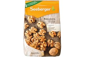 Seeberger Cerneaux de noix : Noix sans coques - riches en acides gras Oméga-3 - idéales avec salades, fromage ou pour les gâteaux - sans additifs, vegan (1 x 500 g)