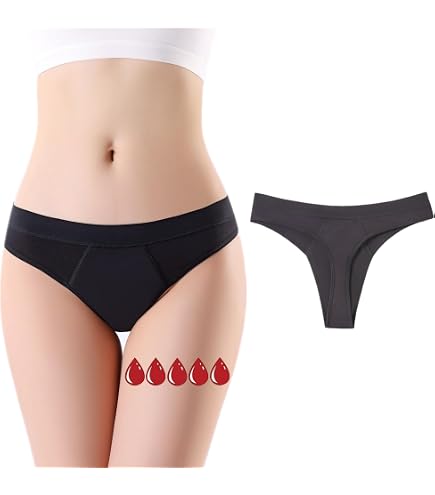 SELENACARE Intimo moderno Hipster – Biancheria intima mestruale da donna, lavabile, 100% vegano, sostenibile, assorbente, 25 ml, nero, taglia S (EU 32/34