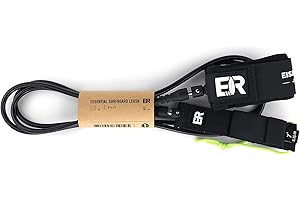 Eisbach Riders Surfboard SUP Straight Leash Ð Tavola da Surf (Nero, 9ft)
