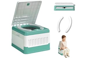 auvstar Baby Kindertoilette Toilettensitz Kindertöpfchen Toiletten-Sitz für Kinder für unterwegs töpfchen für kinder für unterwegs Tragbar Reise WC Kinder für Kinder 12-36 Monate