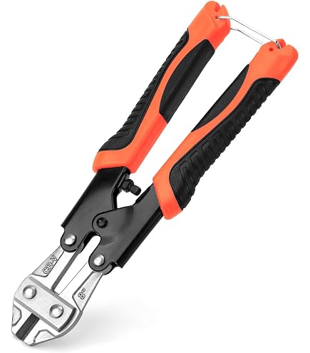 S Hakko CHP TRR-5000 Pro Heavy Duty Macro Soft Wire Cutter, Chamfered Cut, 5.0mm Hardened Carbon Steel Construction, 21-Degree Angled Jaw, 10 Gauge Soft Wire Cutting Capacity, 24 Gauge Steel Wire Cutting