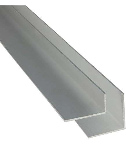 HOEKPROFIEL ST50 ALUMINIUM CE aluminium ral 9010 gecoat*3000mm Furniture Fittings