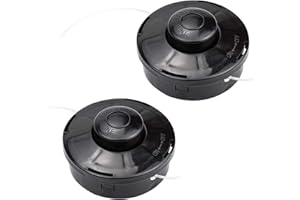 HUNDREDWEAT 2 Pezzi Testina Universale Decespugliatore Accessorio di Ricambio per Decespugliatore a Benzina Doppia Testina di Filo Filo M10 x 1,25, per Decespugliatori, Bobina del Filo di Ricambio per Benzina