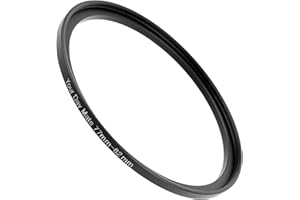 YOUR DAY MATE Step Up Ring, Ø 77 à 82 mm de diamètre, Compatible avec Les objectifs de Fabricants tels Que Canon, Sony, Nikon, Fujifilm, Adaptateur de Filtre pour Objectif d'appareil Photo, Step-up Rings Aluminium
