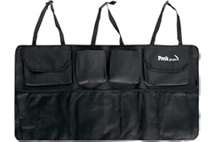 PMK GRUPO - Organisateur de Voiture Coffre Suspendu | Rangement Coffre de Voiture Pliable Imperméable de Grande Capacité et Réglable - Couleur Noir