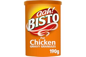 Bisto Flavoursome & Delicious Chicken Gravy Granules for Hearty Family Mealtimes, 190 g Drum (Pack of 1)