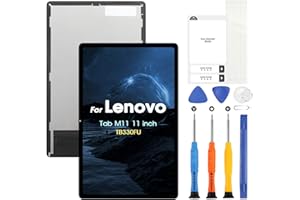 ARSSLY 11" pantalla LCD para Lenovo Tab M11 pantalla LCD para Lenovo Tab M11 TB330FU pantalla LCD táctil digitalizador conjunto reparación kit (negro sin marco)
