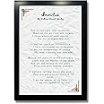 Kagaz Kala - Invictus Poem by William Ernest Henley - Motivational Poem Wall Posters Framed Quotes Wall Art Picture Modern Motivational Posters For Bedroom Living Room Decor Poetry Gifts Framed